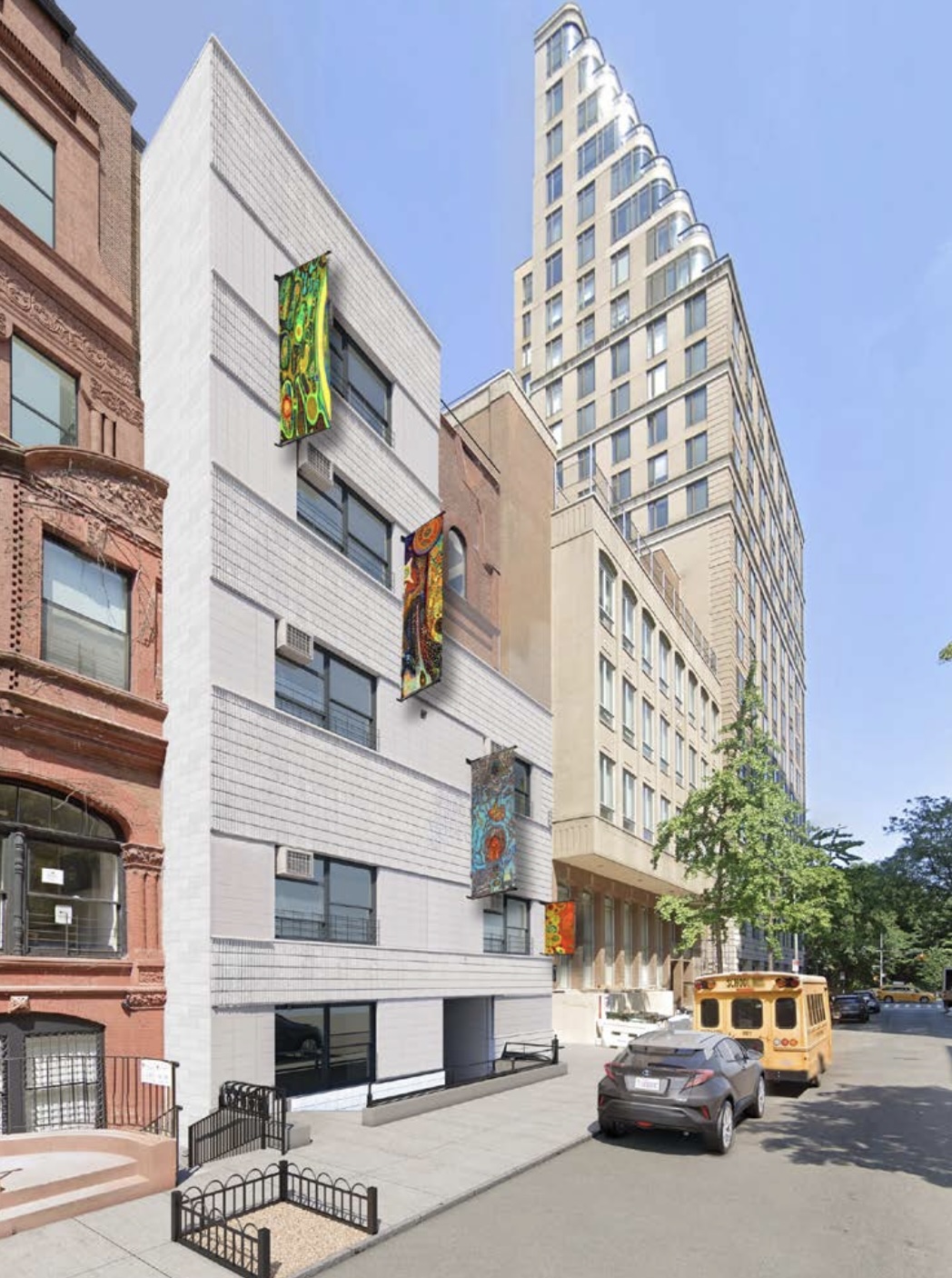 Rendering of proposed work at 17-19 West 88th Street, by Magnum Opus Architecture